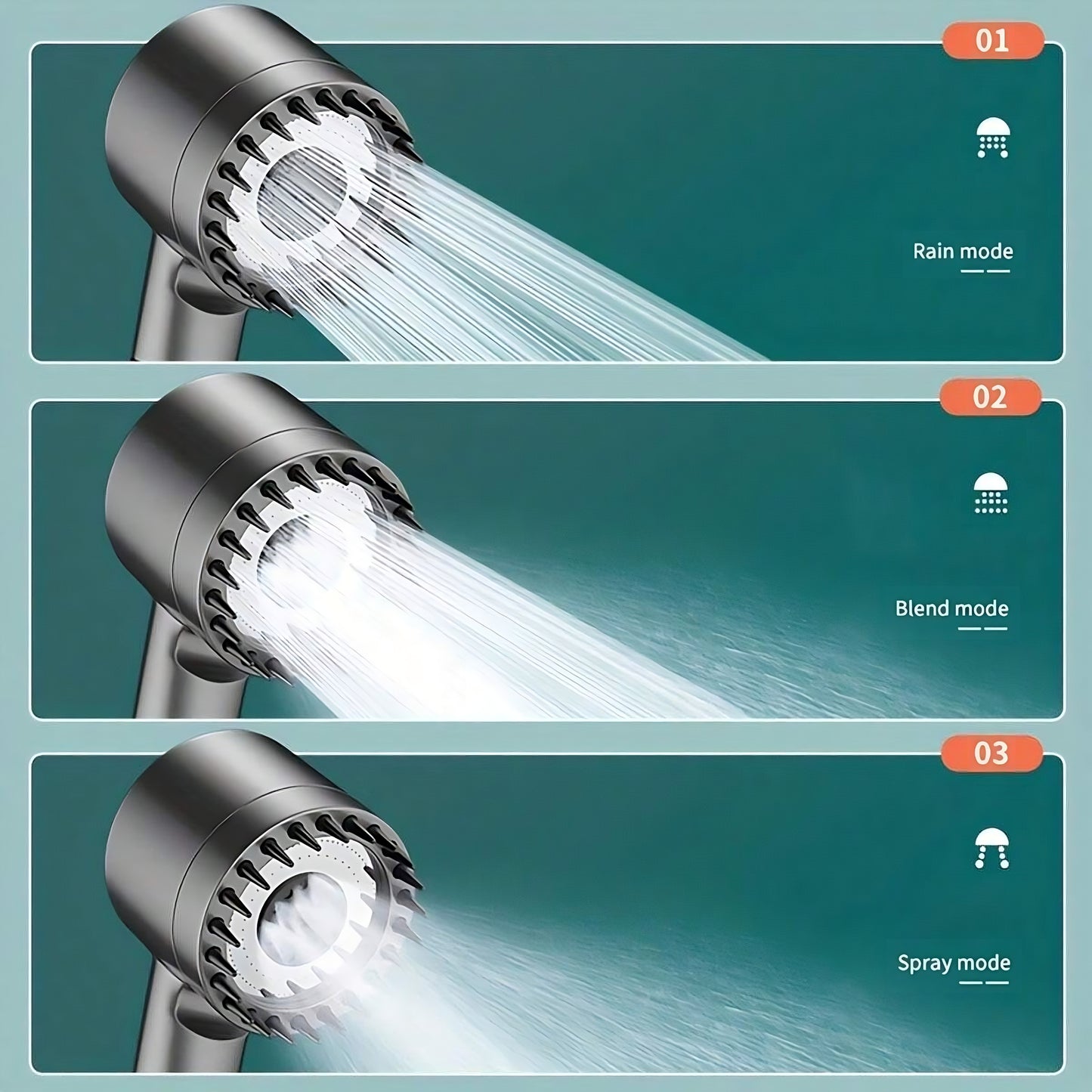 Premium Power-Shower - met 1 GRATIS filter!